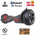 Hoverboard 8" Hummer Auto Self Balancing Wheel Electric Scooter with Built-In Bluetooth Speaker - Black   